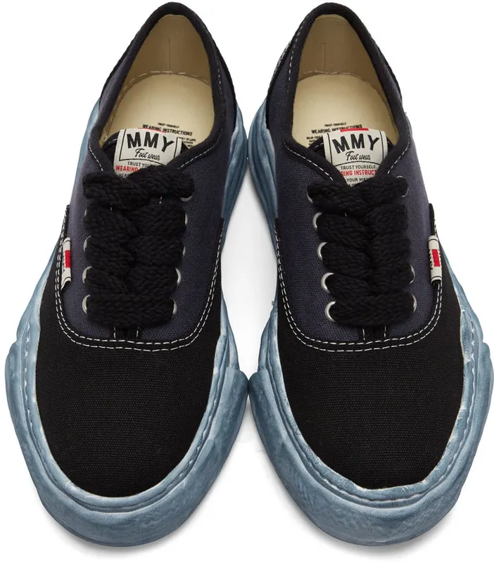 Miharayasuhiro Grey & White Baker Over-Dyed Sneakers (A08FW724)