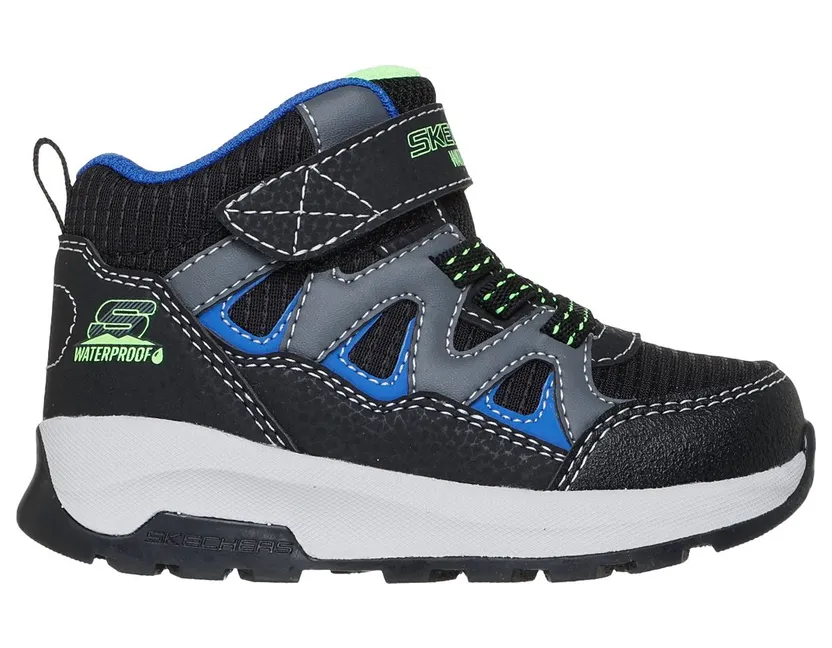 Skechers Waterproof: Storm Blazer – Drizzle Squad Sneaker Zwart/Blauw