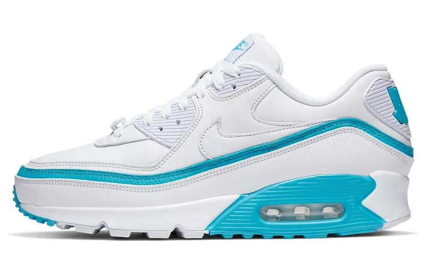 Nike Air Max 90 Undefeated “White / Blue Fury” (CJ7197-102)