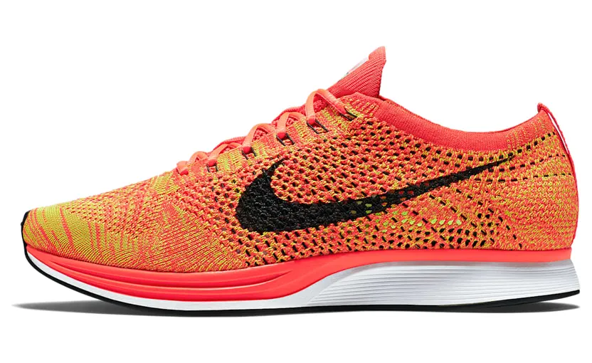 Nike Flyknit Racer Bright Crimson Volt (526628-602)
