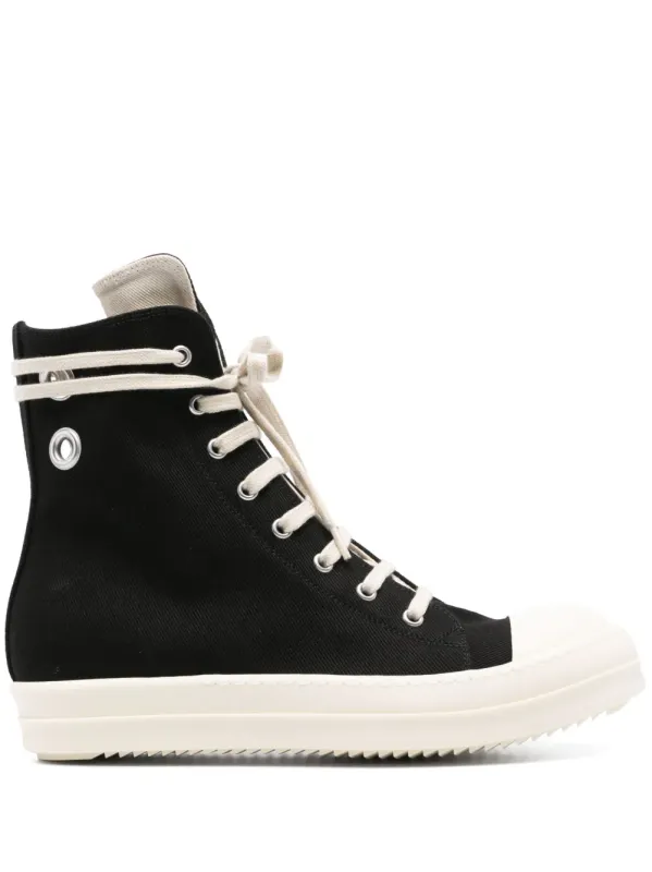 Rick Owens DRKSHDW High-Top-Sneakers mit Ösendetail – Black (DU01E3800DOES1)