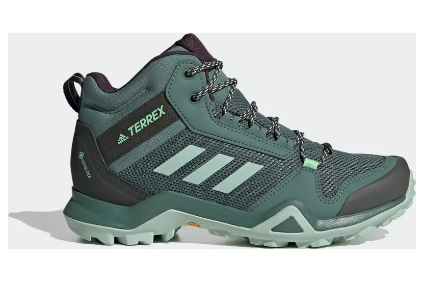 adidas TERREX AX3 Mid GORE-TEX Wanderschuh Tech Emerald / Green Tint / Glory Mint (FV6906)