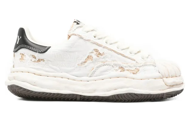 Maison Mihara Yasuhiro Blakey Distressed “White” (A16FW729) (5)
