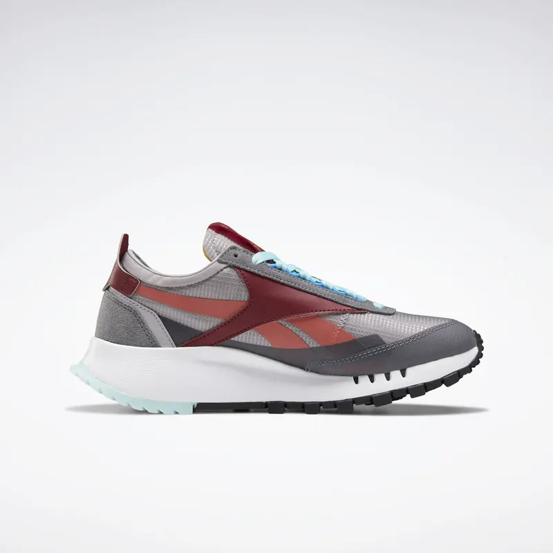 Reebok Classic Leather Legacy Shark Collegiate Burgundy (W) Shark/Collegiate Burgundy-Black (Other Brands Reebok)
