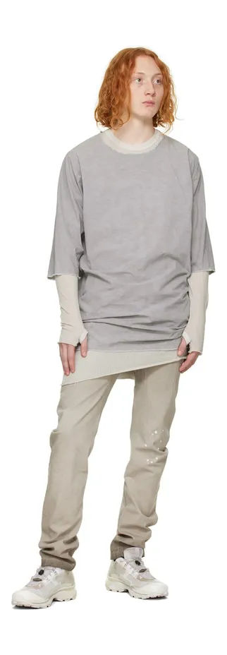 11 by Boris Bidjan Saberi White & Gray Salomon Edition Bamba5 ICE GREY (222 11xS) (5)