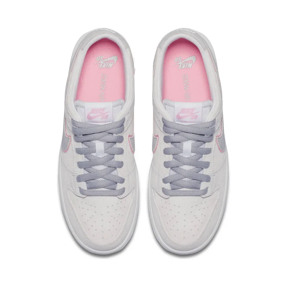 Nike SB Dunk Low Ishod Wair Flat Silver White/Perfect Pink-Flat Silver (895969-160)