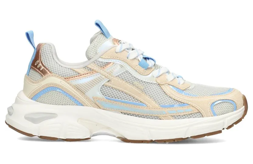 POSH by Poelman sneaker Lichtblauw met witte combinatie (C1451715PSH1)