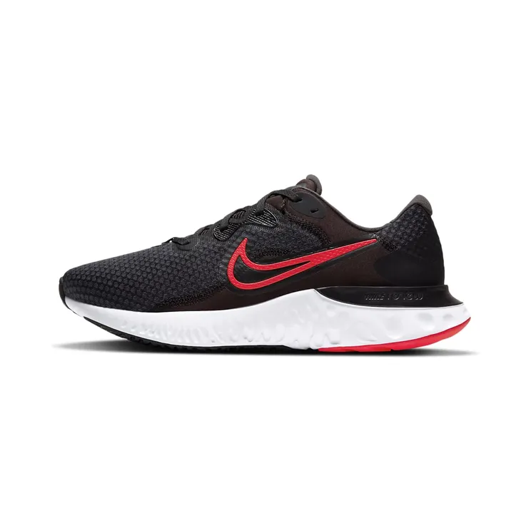 Nike Renew Run 2 “Black / Dark Smoke Grey / White / University Red” (CU3504-001)