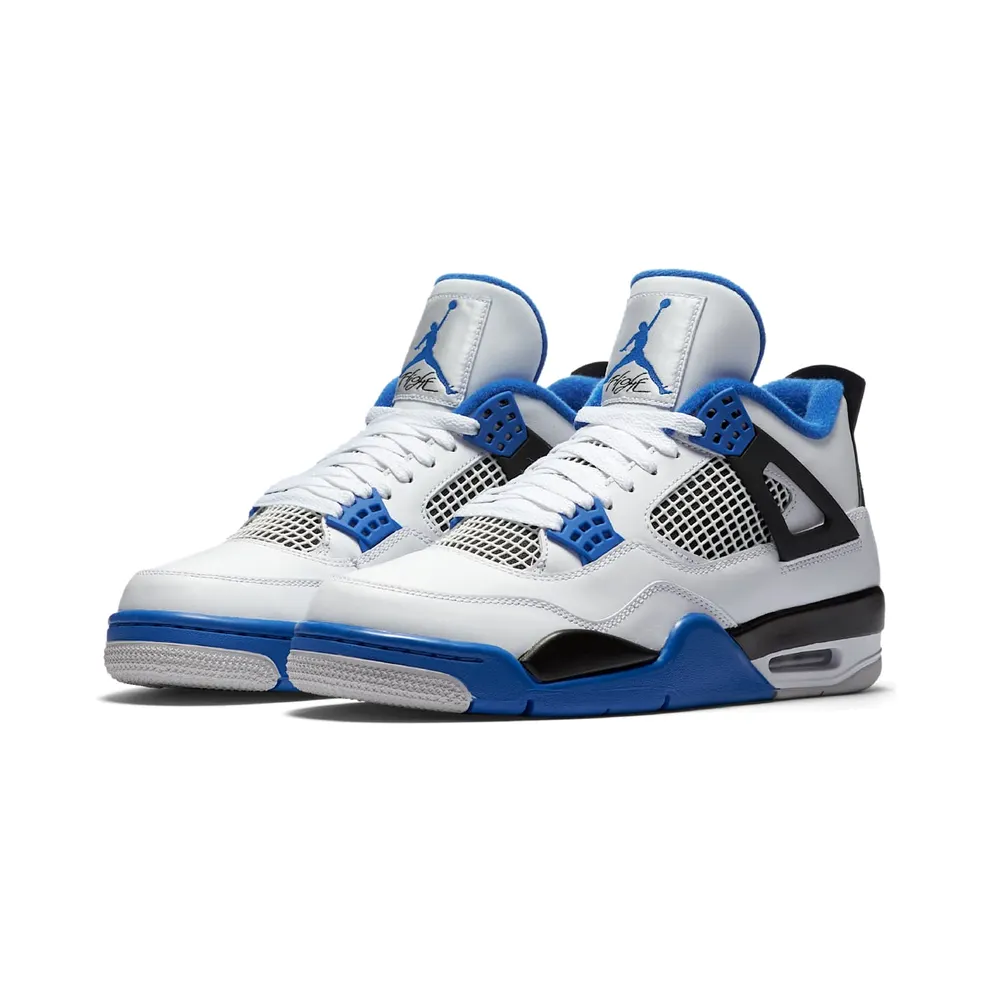 Air Jordan Nike AJ 4 IV Retro White Motorsports (2017) (308497-117)