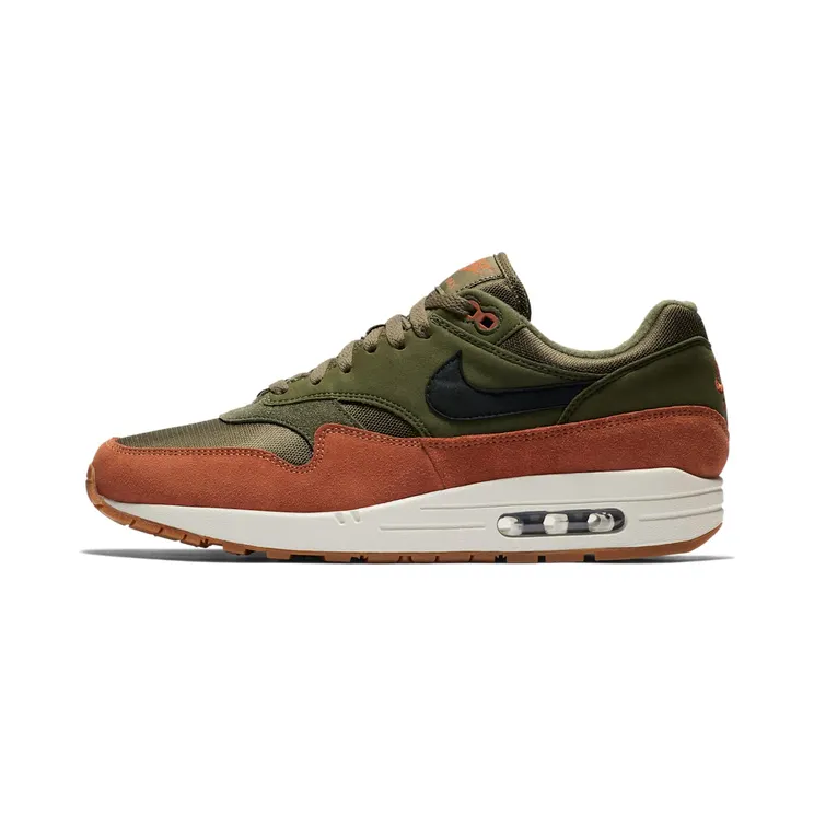 Nike Air Max 1 “Olive Canvas / Dark Russet / Sail / Black” (AH8145-301)