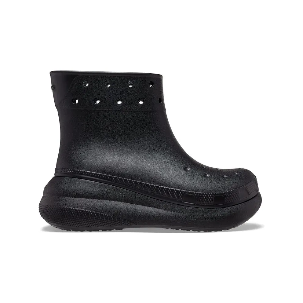 Crocs Classic Crush Rain Boot Black (207946-001)