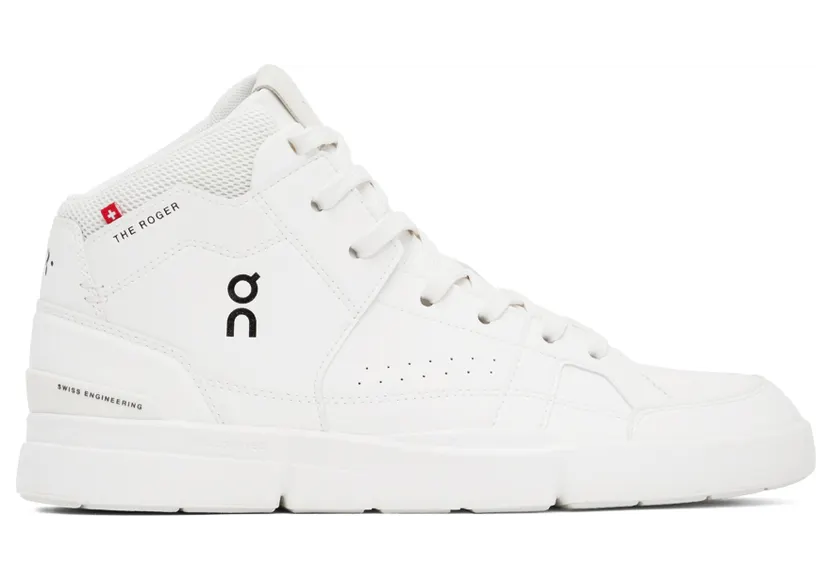 On White ‘The Roger’ Clubhouse Sneakers (98.98503)
