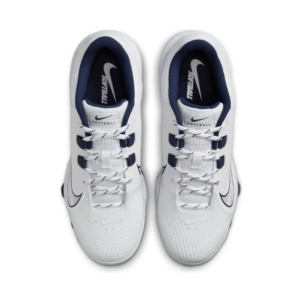Nike Hyperdiamond 4 Pro MCS White Pure Platinum Midnight Navy (FZ0921-103)
