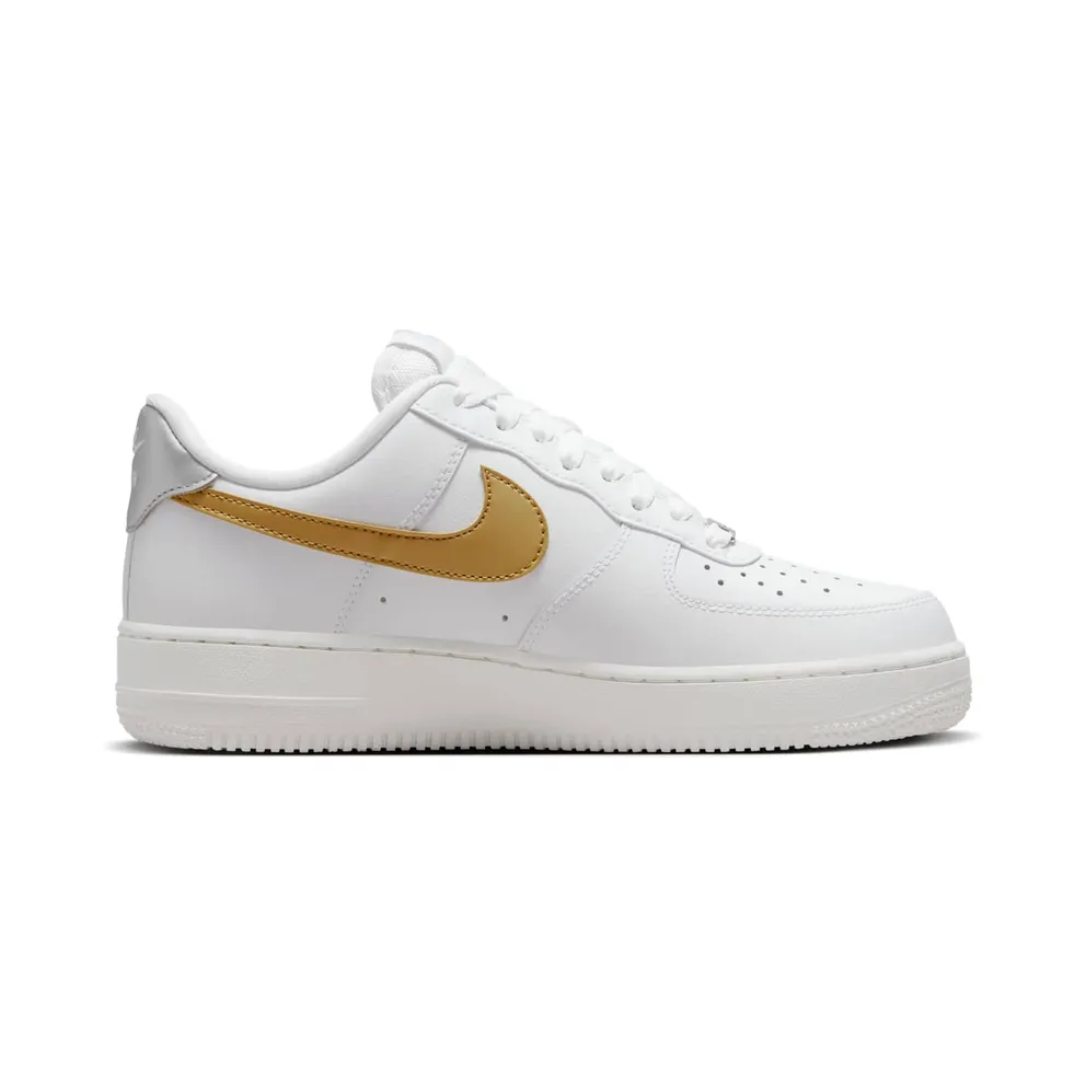 Nike AIR FORCE 1 MNS “White / Gold / Silver” (DD8959-106)