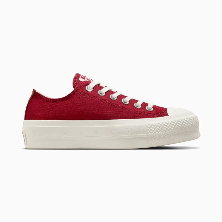 Converse Chuck Taylor All Star Lift Platform Valentine’s Day Park Red/Vintage White/Egret (A13653C)