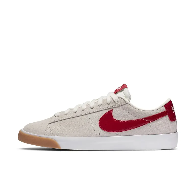 Nike SB Blazer Low GT Sail Cardinal Red Sail/White-Gum Light Brown-Cardinal Red (704939-105)