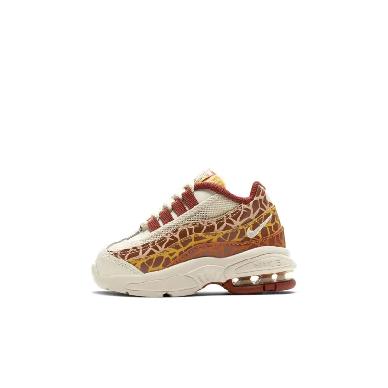 Nike Air Max 95 Giraffe (TD) Light Cream/Russet-Rugged Orange-Pollen Rise (CU4680-200)