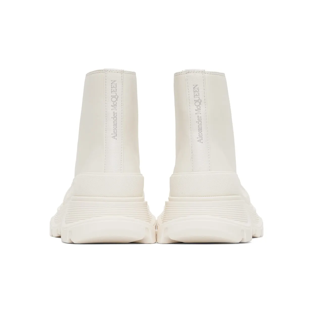 Alexander McQueen Off-White Tread Slick 7906 Hawthorn/Silver (702041WHZ62) (2)