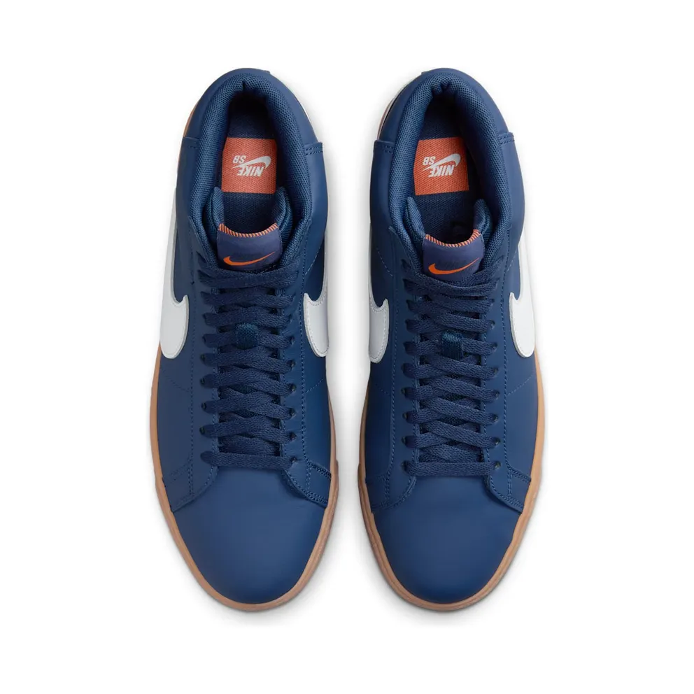 Nike SB Zoom Blazer Mid Orange Label Navy Gum (FJ1680-400)