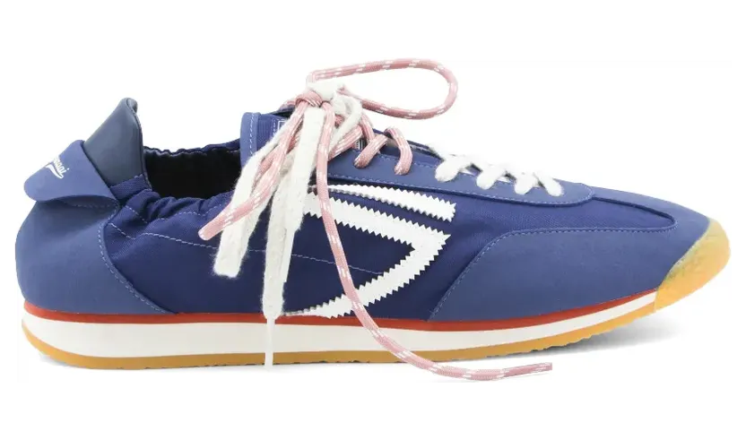 Puraai Panther sneakers met logopatch en vlakken – Blauw (PU602P098)