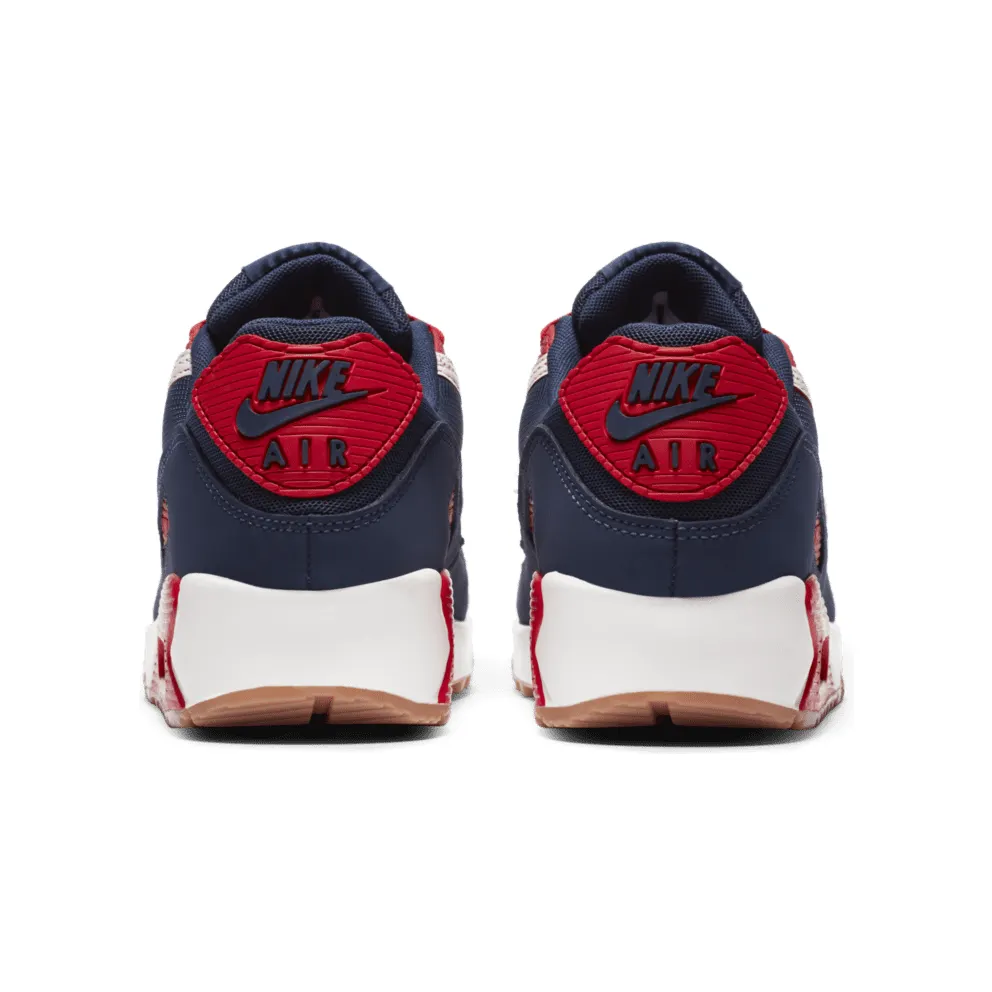 Nike Air Max 90 Home & Away Red Sail/University Red-Black-Gum Medium Brown (CJ0611-101)