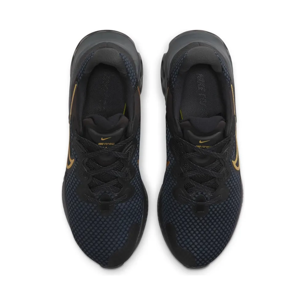 Nike Renew Run 2 Black Metallic Gold (CU3504-010)