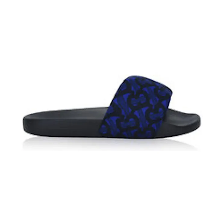 Burberry Furley Monogram Slides Deep Royal Blue (8048585)