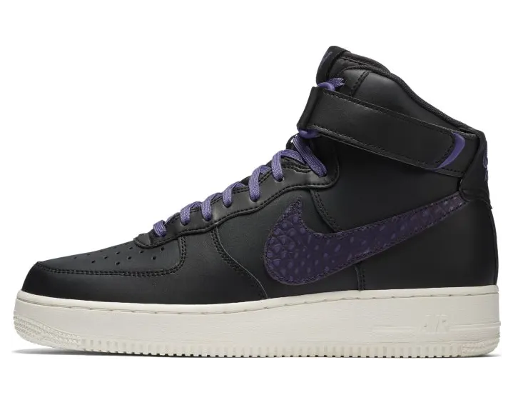 Nike Air Force 1 High 07 LV8 Black Court Purple-Sail