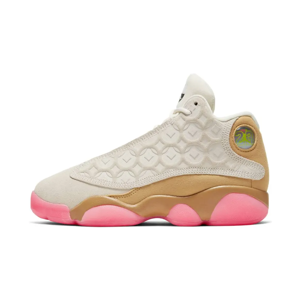 Jordan 13 Retro Chinese New Year 2020 (PS) Pale Ivory/Black-Digital Pink-Club Gold (CW4682-100)