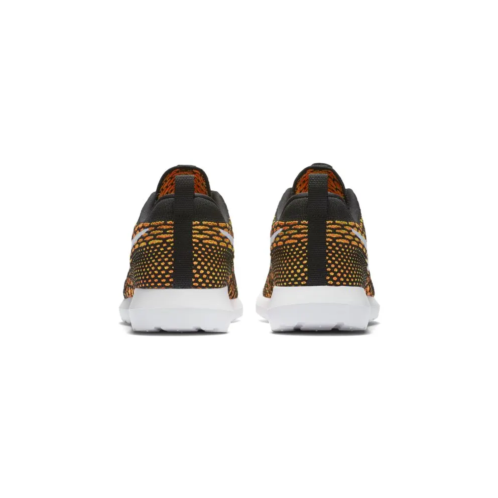Nike Roshe Nm Flyknit Black/White-Total Orange-Volt Black/White-Total Orange-Volt (677243-018)