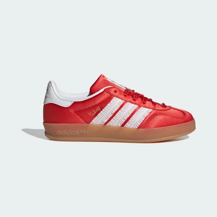 adidas Disney Gazelle Indoorschoenen Red / Cloud White / Gum (IH1761)