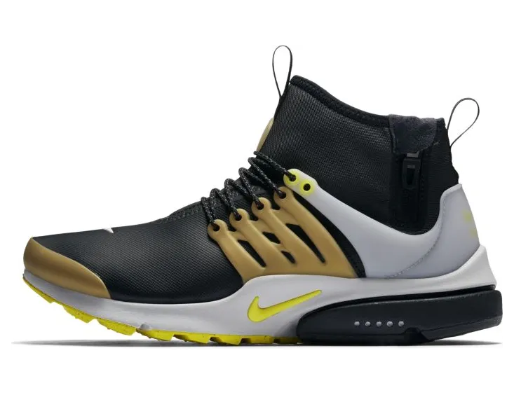 Nike Air Presto Mid Utility Black Yellow Streak