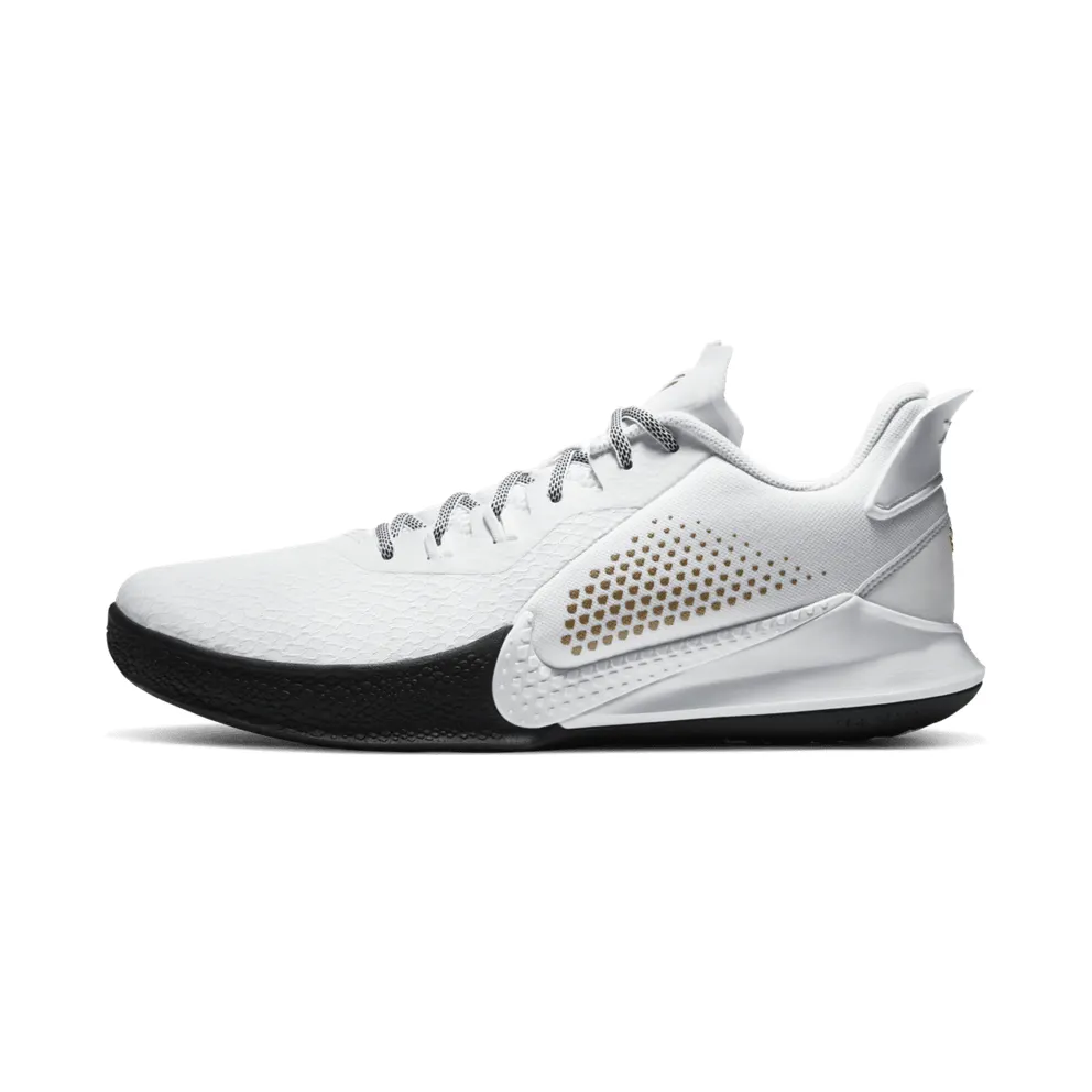 Nike Mamba Fury White Metallic Gold White/Metallic Gold-Black (CZ8770-100)