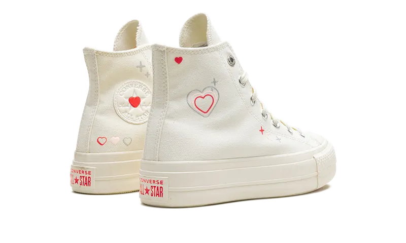 Converse CHUCK TAYLOR ALL STAR LIFT PLATFORM HIGH “Y2K Heart” (A09114C)