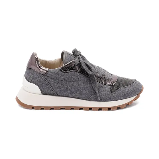 Brunello Cucinelli Getextureerde “Grey” (MZ26G1960C003)