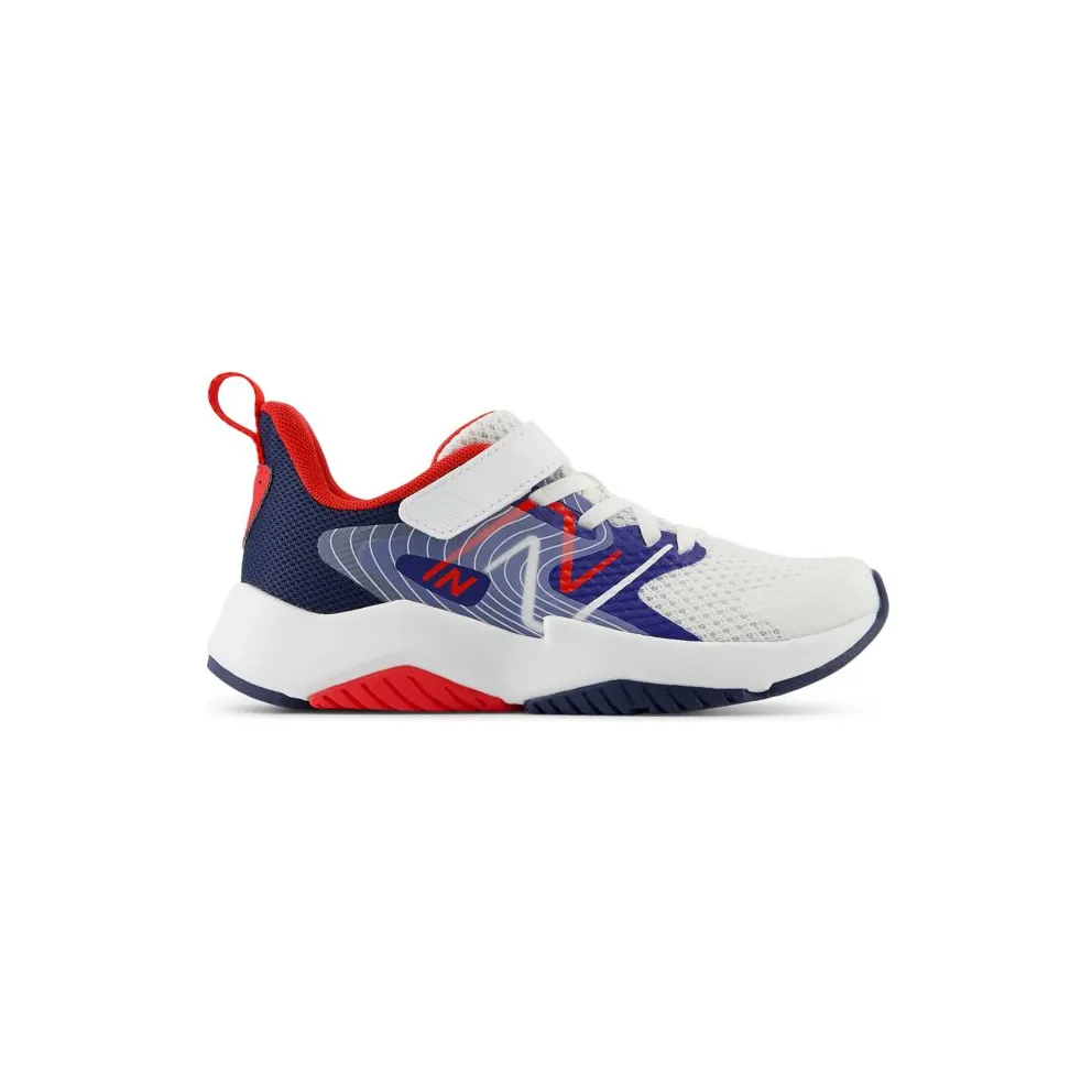 New Balance Rave Run v2 Bungee Lace Team Royal White True Red (YTRAVAM2)