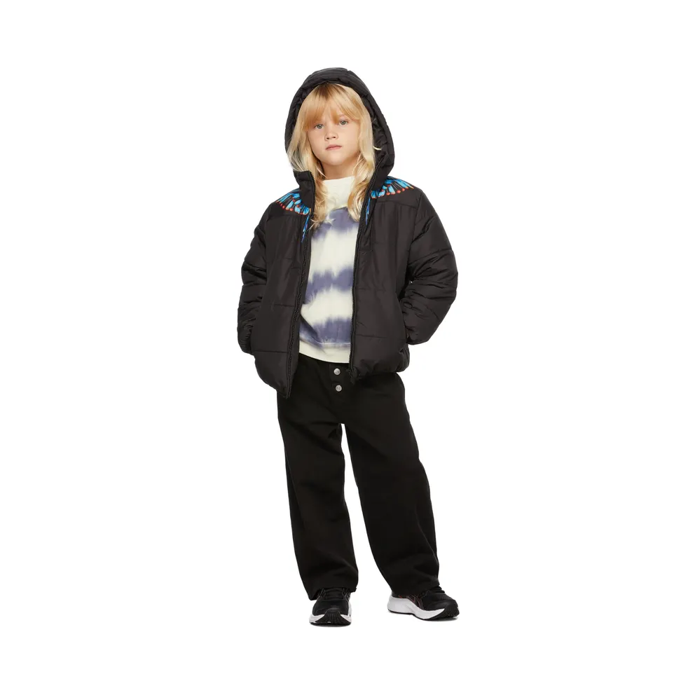 Asics Kids Black & Orange Jolt 3 Big Kids (1014A203-005)