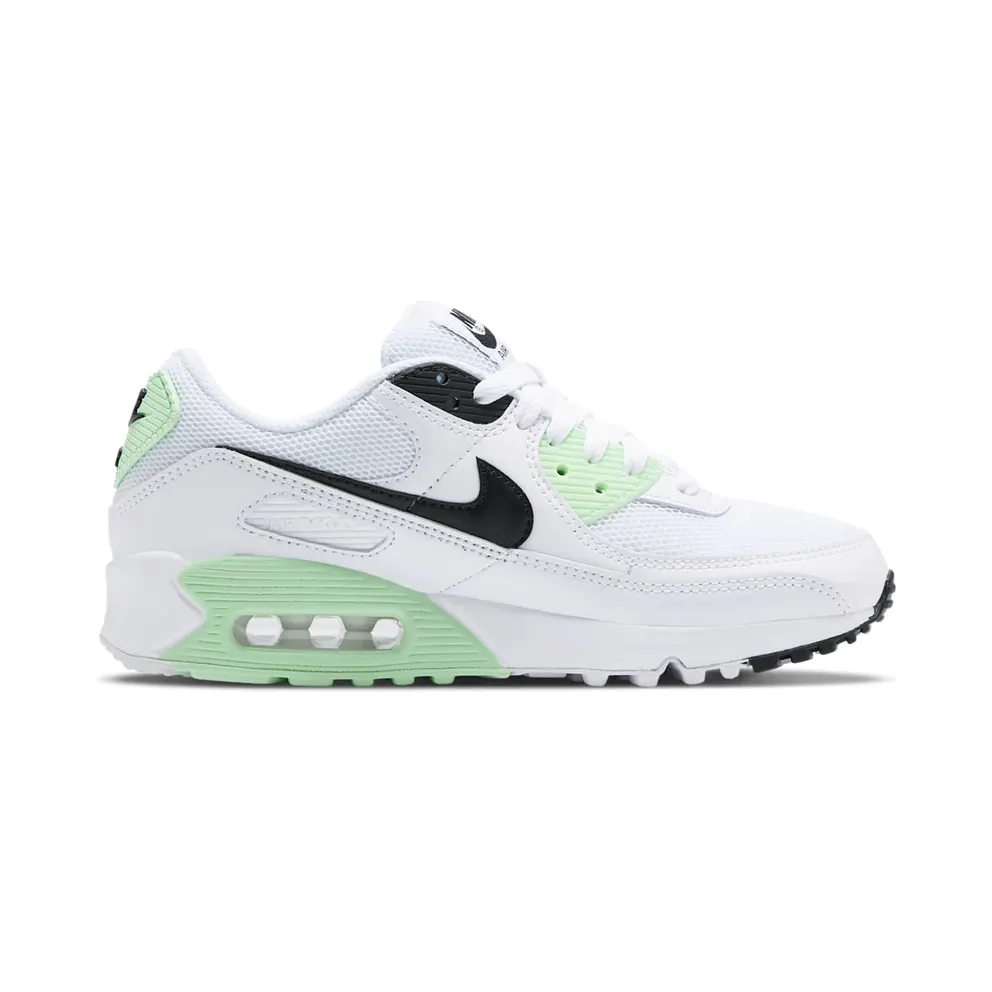 Nike Air Max 90 White Vapor Green Black (W) White/Vapor Green-Black (CT1039-101)