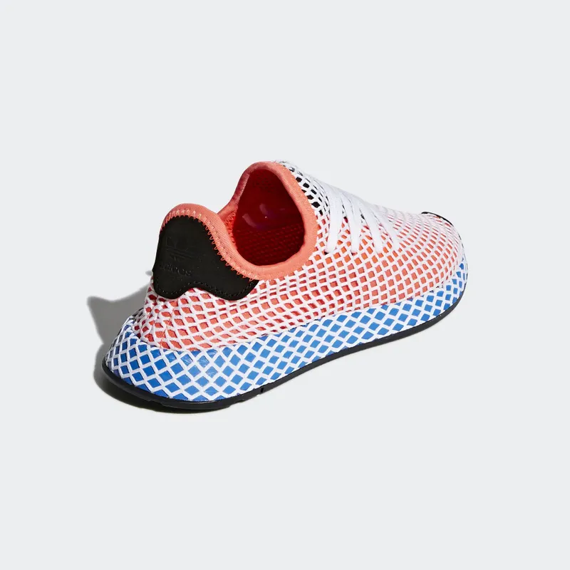 adidas Deerupt Solar Red Bluebird (Youth) Solar Red/Solar Red/Bluebird (DA9610)
