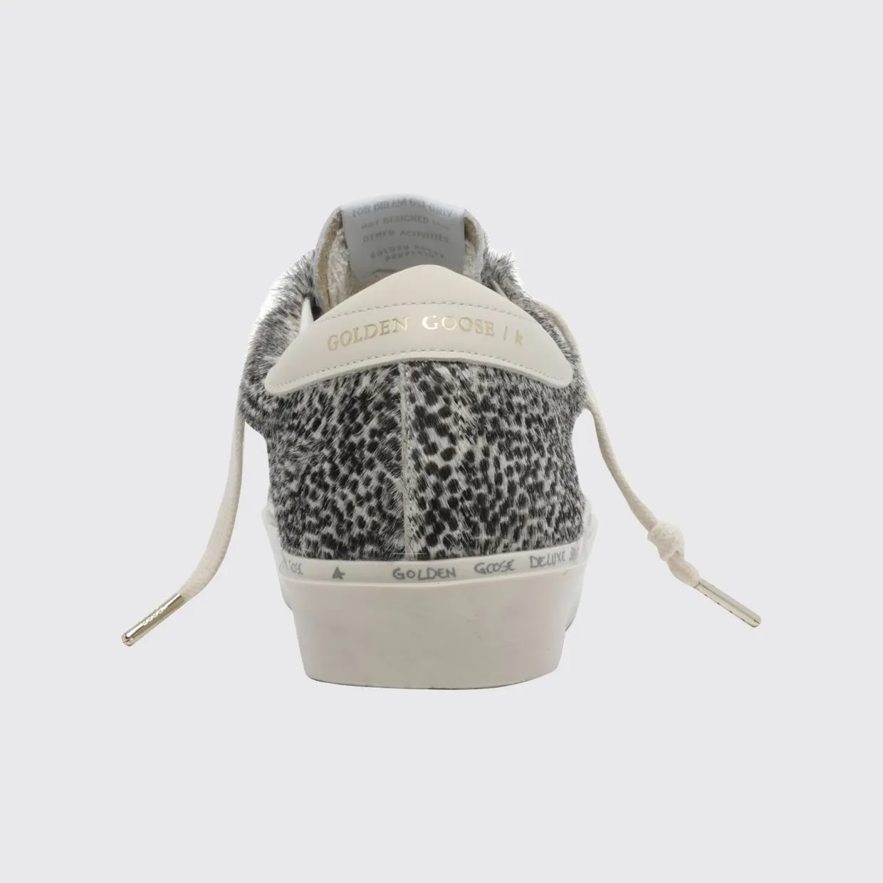 Golden goose Hi Star Animal Print Pony Hair Trainers with Platform Sole Black (GWF00118F00849690138) (3)