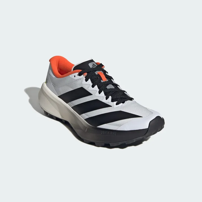 Adidas Terrex Agravic 4 Trail Running Shoes Cloud White / Core Black / Semi Impact Orange (KK1136)