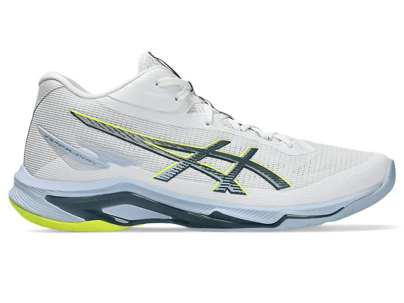 ASICS NETBURNER BALLISTIC FF MT 4 “White / Raw Indigo” (1051A090-103)
