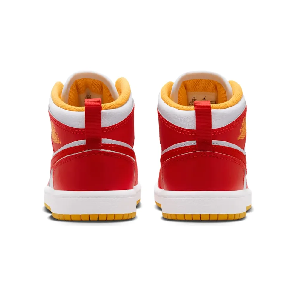 Air Jordan One Mid Speed Red / White / Gold (IM6563-624)