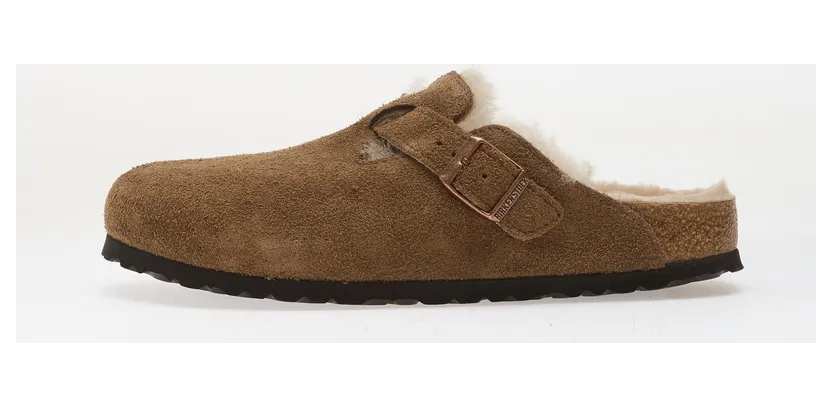 Birkenstock Boston Clogs mit Shearling-Futter – Braun (1032432)