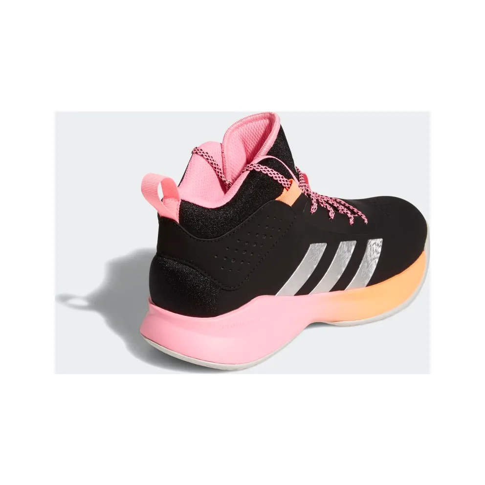 adidas CrossEm Up 5 K Wide Core Black / Silver Metallic / Beam Pink (GX4793)