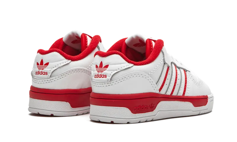 Adidas Rivalry Low I “Cloud White / Cloud White / Scarlet” (EE5947)
