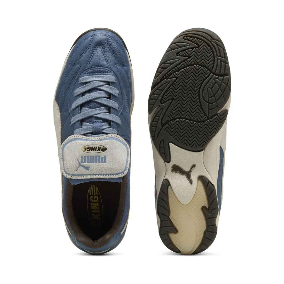 Puma King Indoor Futbolito “Dark Indigo / Warm White” (402582_02)