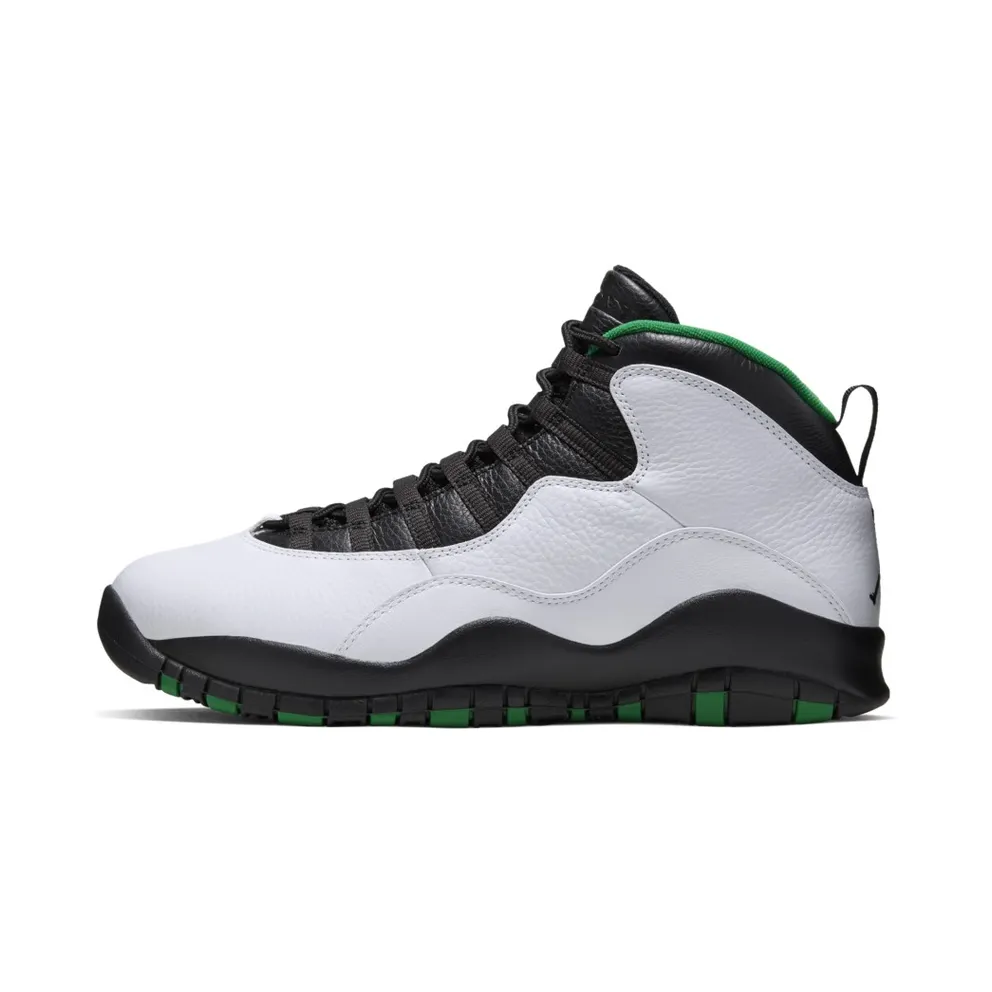 Jordan 10 Retro Seattle White/Black-Green-Yellow (310805-137)