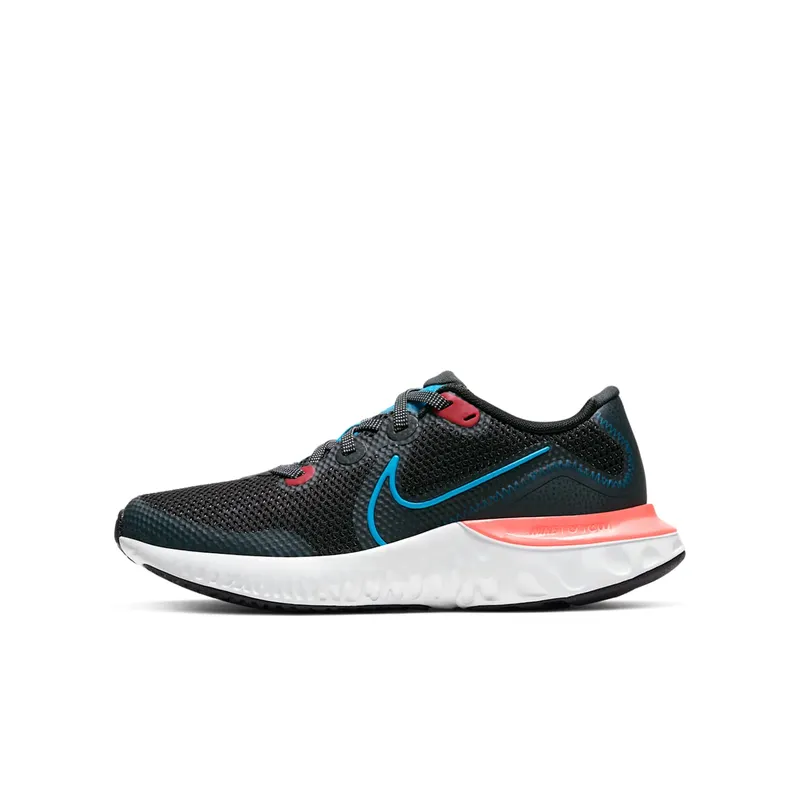 Nike Renew Run Black Laser Blue (GS) Black/Laser Crimson/Dark Smoke (CT1430-090)