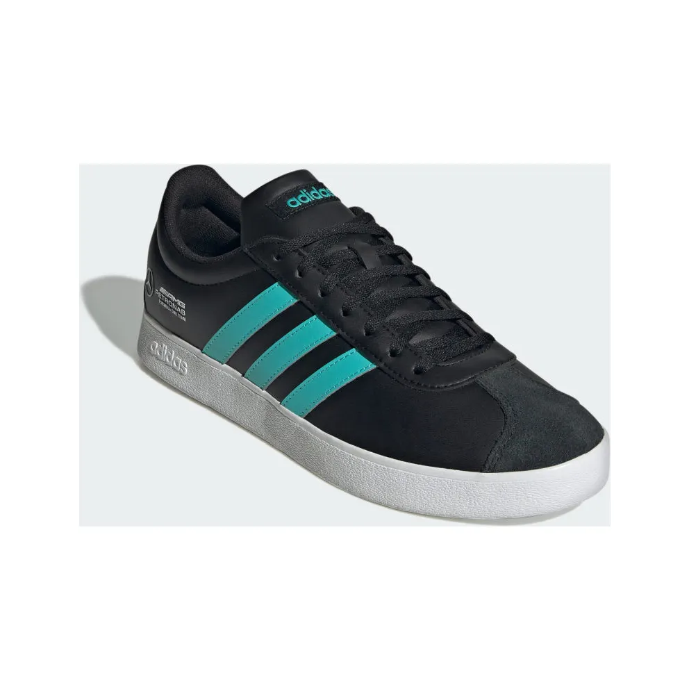 Adidas MERCEDES – AMG PETRONAS FORMULA ONE TEAM VL COURT Shoes Core Black / Semi Mint Rush / Cloud White (JR1068)